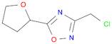 3-(CHLOROMETHYL)-5-(TETRAHYDROFURAN-2-YL)-1,2,4-OXADIAZOLE