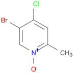 Pyridine, 5-bromo-4-chloro-2-methyl-, 1-oxide