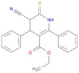 Ethyl 5-cyano-2,4-diphenyl-6-thioxo-1,4,5,6-tetrahydropyridine-3-carboxylate