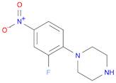 Piperazine,1-(2-fluoro-4-nitrophenyl)-