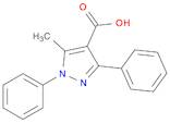 5-Methyl-1,3-diphenyl-1H-pyrazole-4-carboxylic acid