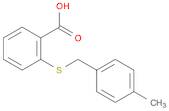 2-((4-Methylbenzyl)thio)benzoic acid