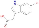 1H-Indole-3-aceticacid,6-bromo-(9CI)