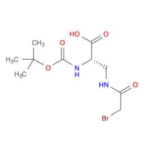 (S)-3-(2-Bromoacetamido)-2-((tert-butoxycarbonyl)amino)propanoic acid