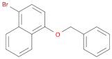 Naphthalene, 1-bromo-4-(phenylmethoxy)-