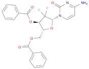 (2R,3R,5R)-5-(4-Amino-2-oxopyrimidin-1(2H)-yl)-2-((benzoyloxy)methyl)-4,4-difluorotetrahydrofuran-3-yl benzoate