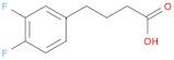 Benzenebutanoic acid, 3,4-difluoro-