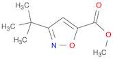 5-Isoxazolecarboxylic acid, 3-(1,1-dimethylethyl)-, methyl ester