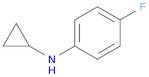BENZENAMINE, N-CYCLOPROPYL-4-FLUORO-