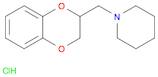 Piperidine,1-[(2,3-dihydro-1,4-benzodioxin-2-yl)methyl]-, hydrochloride (1:1)