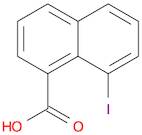 1-Naphthalenecarboxylicacid, 8-iodo-
