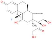 Pregna-1,4-diene-3,20-dione,9-fluoro-11,16,17,21-tetrahydroxy-, (11b,16a)-