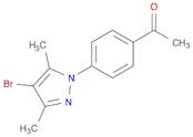 1-(4-(4-Bromo-3,5-dimethyl-1H-pyrazol-1-yl)phenyl)ethanone