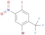 1-Bromo-4-iodo-5-nitro-2-(trifluoromethyl)benzene