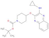 tert-Butyl 4-((3-(cyclopropylamino)quinoxalin-2-yl)oxy)piperidine-1-carboxylate