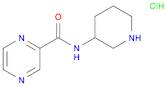 Pyrazine-2-carboxylic acid piperidin-3- ylaMide hydrochloride, 98+% C10H15ClN4O, MW