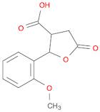 2-(2-Methoxyphenyl)-5-oxotetrahydrofuran-3-carboxylic acid