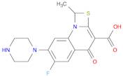 6-Fluoro-1-methyl-4-oxo-7-(piperazin-1-yl)-1,4-dihydro-[1,3]thiazeto[3,2-a]quinoline-3-carboxylic acid