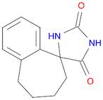 6,7,8,9-tetrahydro-2'H,5'H-spiro[benzo[7]annulene-5,4'-imidazolidine]-2',5'-dione