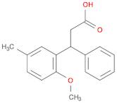 3-(2-Methoxy-5-methylphenyl)-3-phenylpropionic Acid