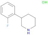 3-(2-FLUOROPHENYL) PIPERIDINE HYDROCHLORIDE