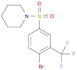 1-(4-Bromo-3-(trifluoromethyl)phenylsulfonyl)piperidine