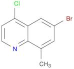 6-Bromo-4-chloro-8-methylquinoline