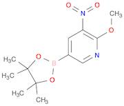 2-Methoxy-3-nitro-5-(4,4,5,5-tetramethyl-[1,3,2] dioxaborolan-2-yl)-pyridine