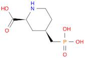 2-Piperidinecarboxylicacid, 4-(phosphonomethyl)-, (2R,4S)-rel-
