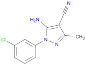 5-Amino-1-(3-chlorophenyl)-3-methyl-1H-pyrazole-4-carbonitrile