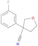 3-(3-FLUOROPHENYL)TETRAHYDRO-3-FURANCARBONITRILE