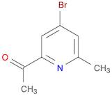1-(4-bromo-6-methyl-2-pyridinyl)- ethanone