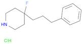 4-Fluoro-4-(3-phenylpropyl)piperidine hydrochloride