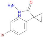 1-(4-Bromophenyl)cyclopropane-1-carbohydrazide