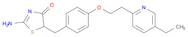 2-Amino-5-(4-(2-(5-ethylpyridin-2-yl)ethoxy)benzyl)thiazol-4(5H)-one