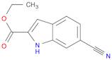 1H-Indole-2-carboxylic acid, 6-cyano-, ethyl ester