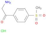 2-Amino-1-[4-(methylsulfonyl)phenyl]-1-ethanonehydrochloride