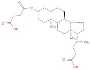 3-[(3-carboxypropanoyl)oxy]cholan-24-oic acid