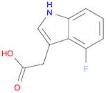 2-(4-Fluoro-1H-indol-3-yl)acetic acid