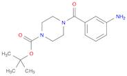 1-Piperazinecarboxylicacid, 4-(3-aminobenzoyl)-, 1,1-dimethylethyl ester
