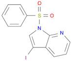 3-Iodo-1-(phenylsulfonyl)-1H-pyrrolo[2,3-b]pyridine