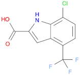 7-CHLORO-4-(TRIFLUOROMETHYL)-1H-INDOLE-2-CARBOXYLIC ACID