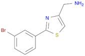 C-[2-(3-BROMO-PHENYL)-THIAZOL-4-YL]-METHYLAMINE