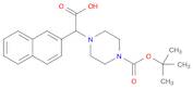 2-(4-(tert-Butoxycarbonyl)piperazin-1-yl)-2-(naphthalen-2-yl)acetic acid