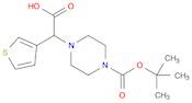 2-(4-(tert-Butoxycarbonyl)piperazin-1-yl)-2-(thiophen-3-yl)acetic acid