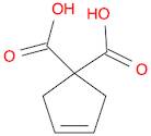 3-Cyclopentene-1,1-dicarboxylicacid