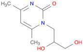 2(1H)-Pyrimidinone, 1-(2,3-dihydroxypropyl)-4,6-dimethyl-