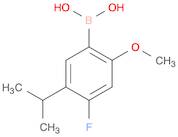 (4-Fluoro-5-isopropyl-2-methoxyphenyl)boronic acid