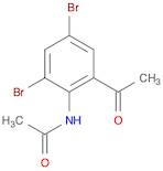 Acetamide, N-(2-acetyl-4,6-dibromophenyl)-