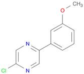 Pyrazine, 2-chloro-5-(3-methoxyphenyl)-